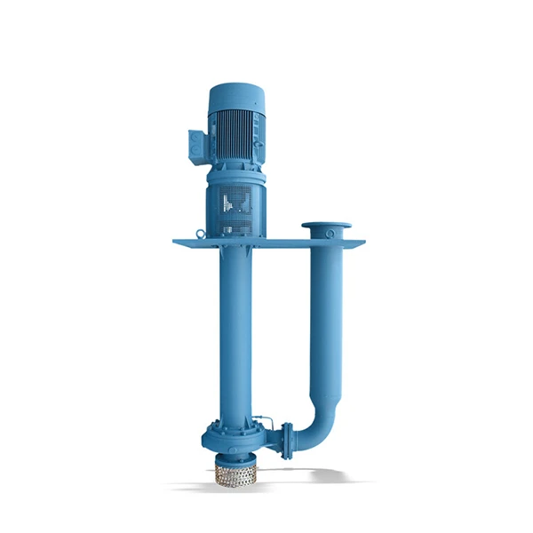 Vertical submersible slurry pump